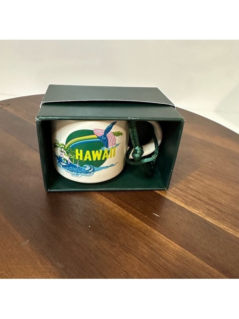 Starbucks 2024 Hawaii Discovery Series Mini Mug Ornament 2 oz BNIB